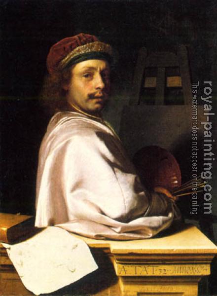 Frans Van Mieris The Elder : self portrait